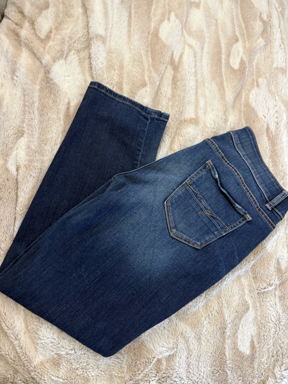 New York & Company Dark Blue Boyfriend Jeans